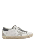 Sneakers Super-Star in pelle bianca e grigia