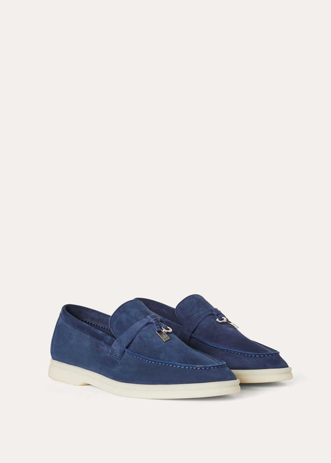 Mocassini Summer Charms Walk in Suède Blu Scuro
