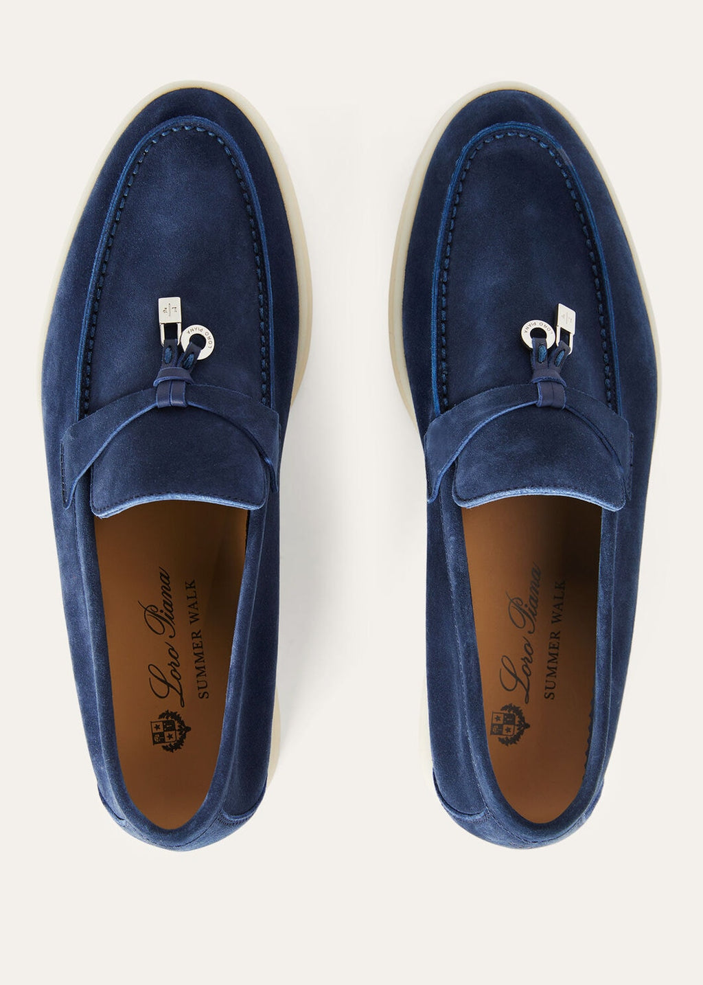 Mocassini Summer Charms Walk in Suède Blu Scuro