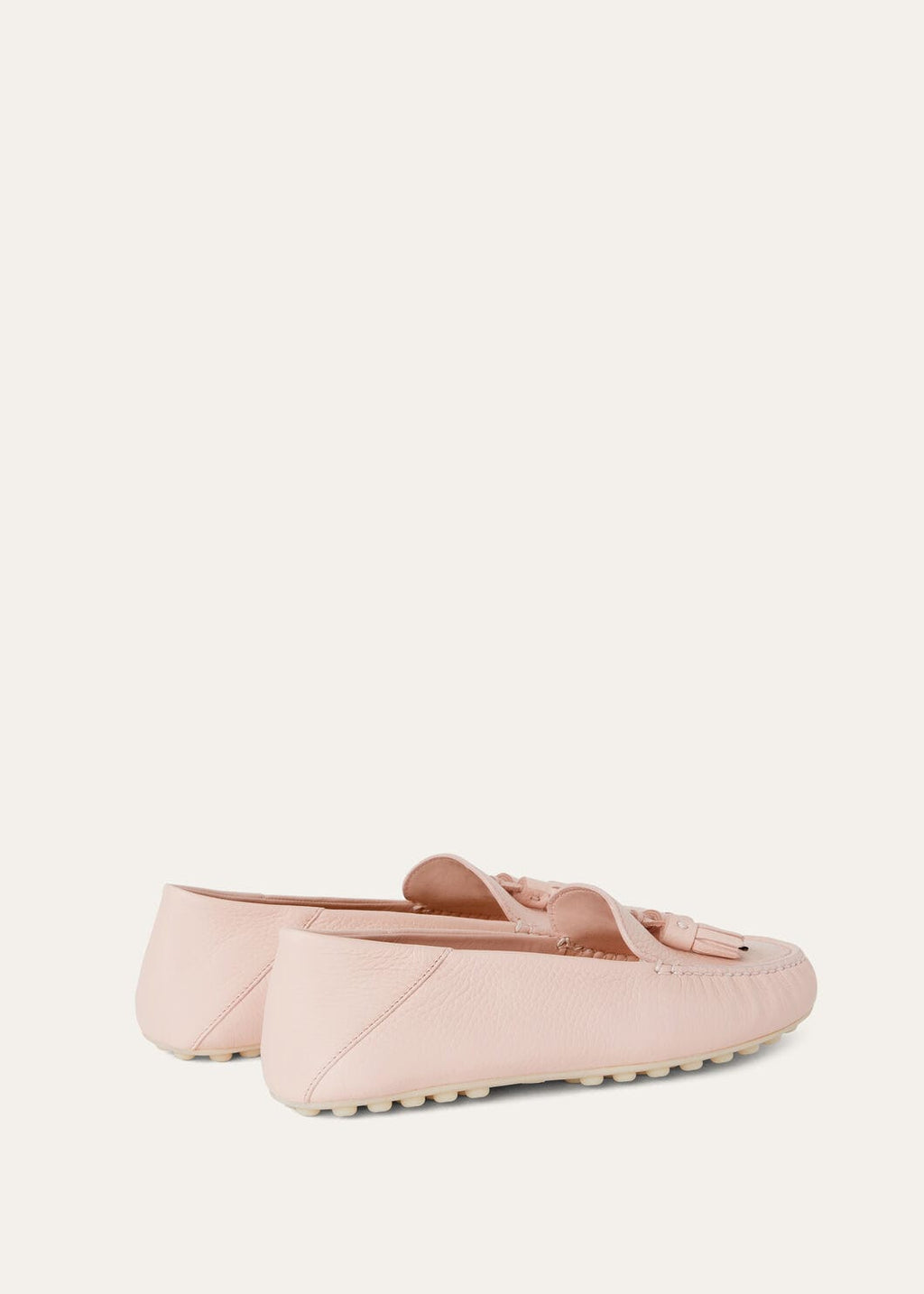 Mocassini Dot Sole Walk in Pelle Prugna Donna