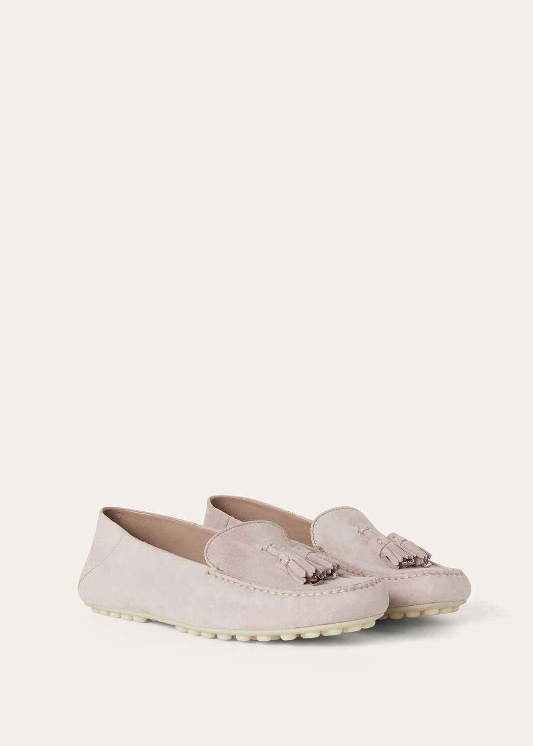 Mocassini Dot Sole Walk in Suède Rosa Donna