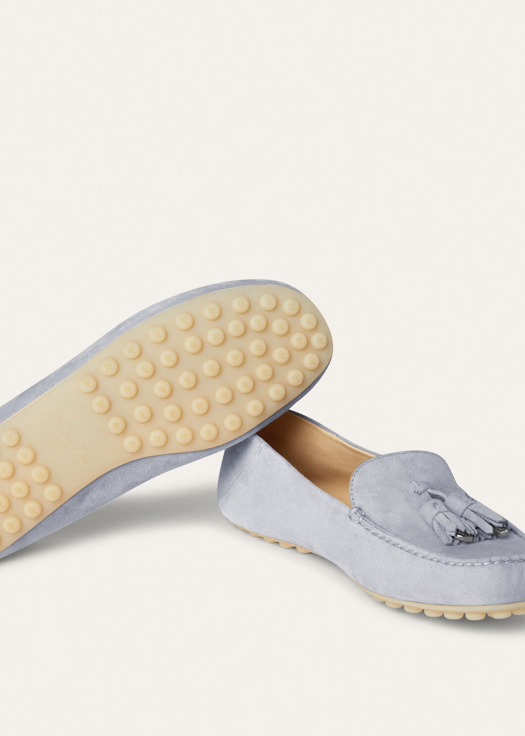 Mocassini Dot Sole Walk in Suède Zircone Donna
