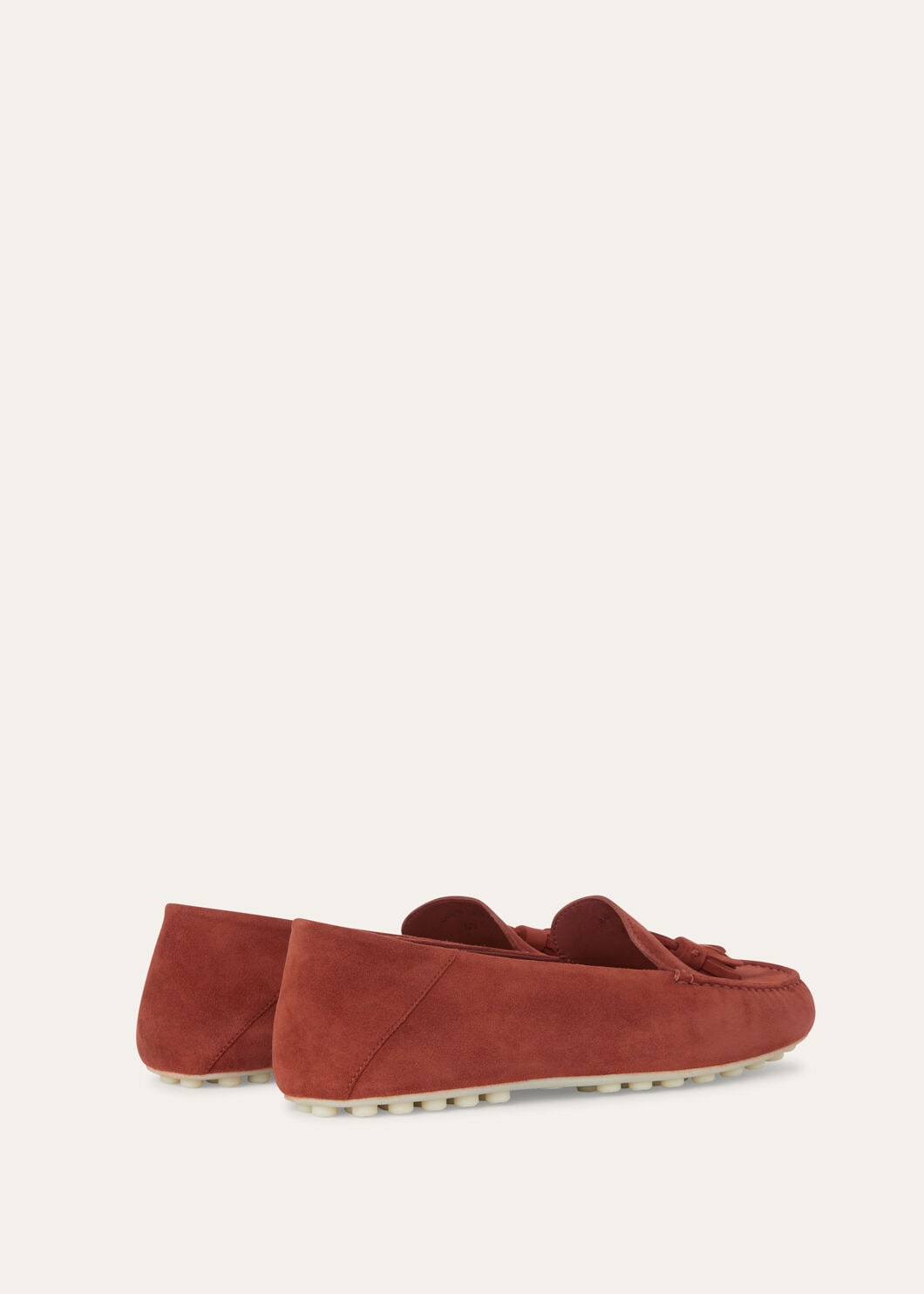 Mocassini Dot Sole Walk in Suède Cannella Donna