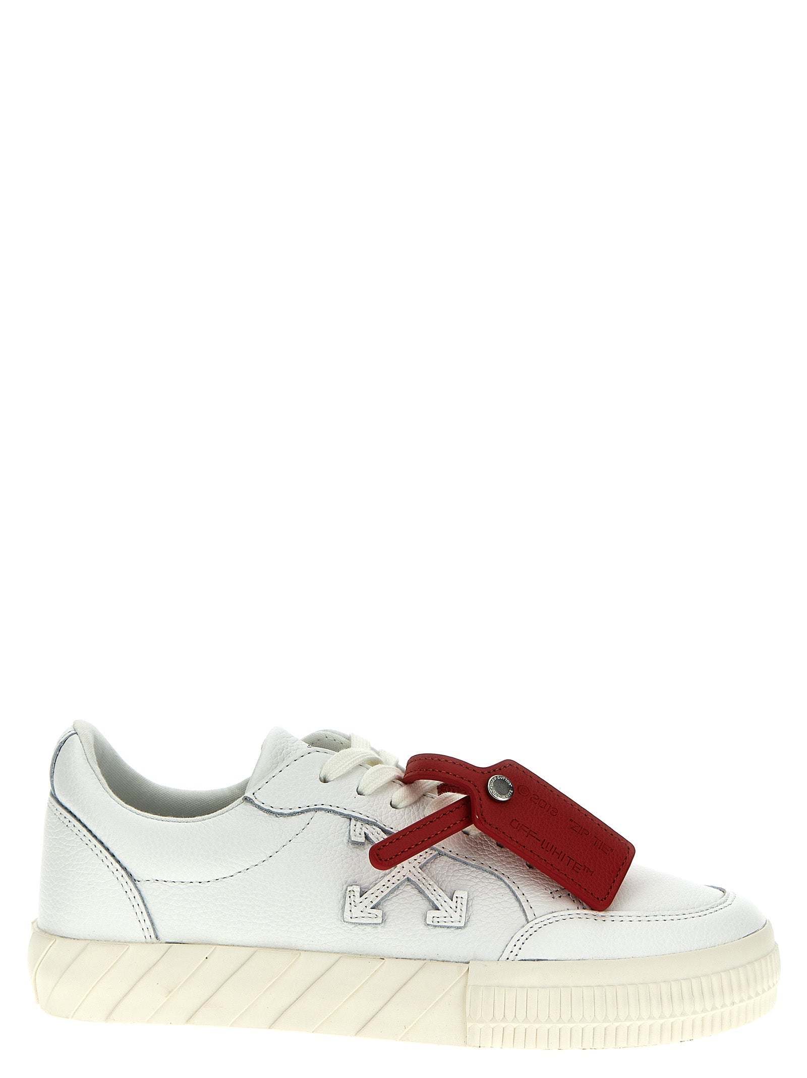 Low Vulcanized Sneakers Bianco