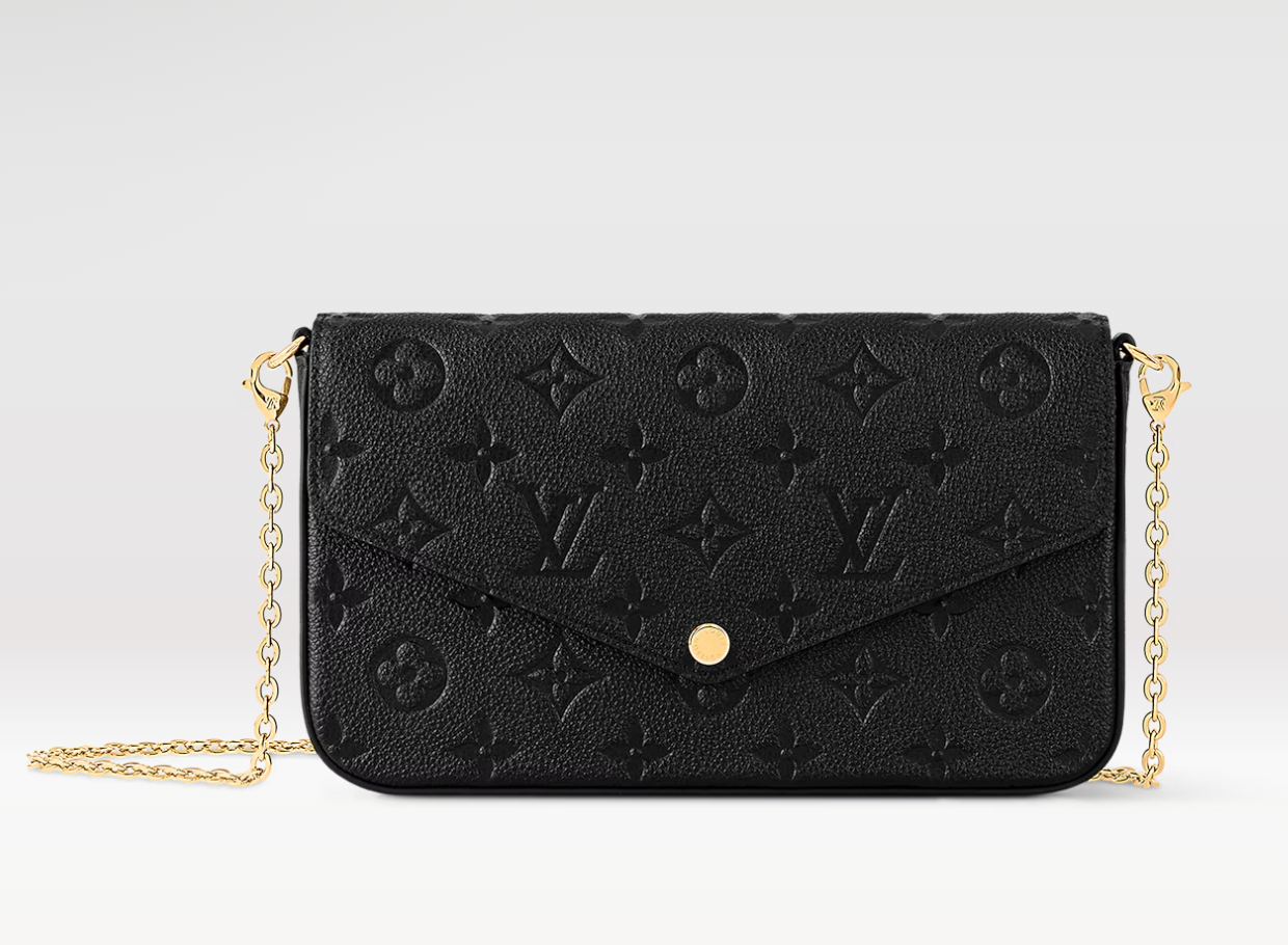 LV POCHETTE FÉLICIE Black – Accessorio premium elegante