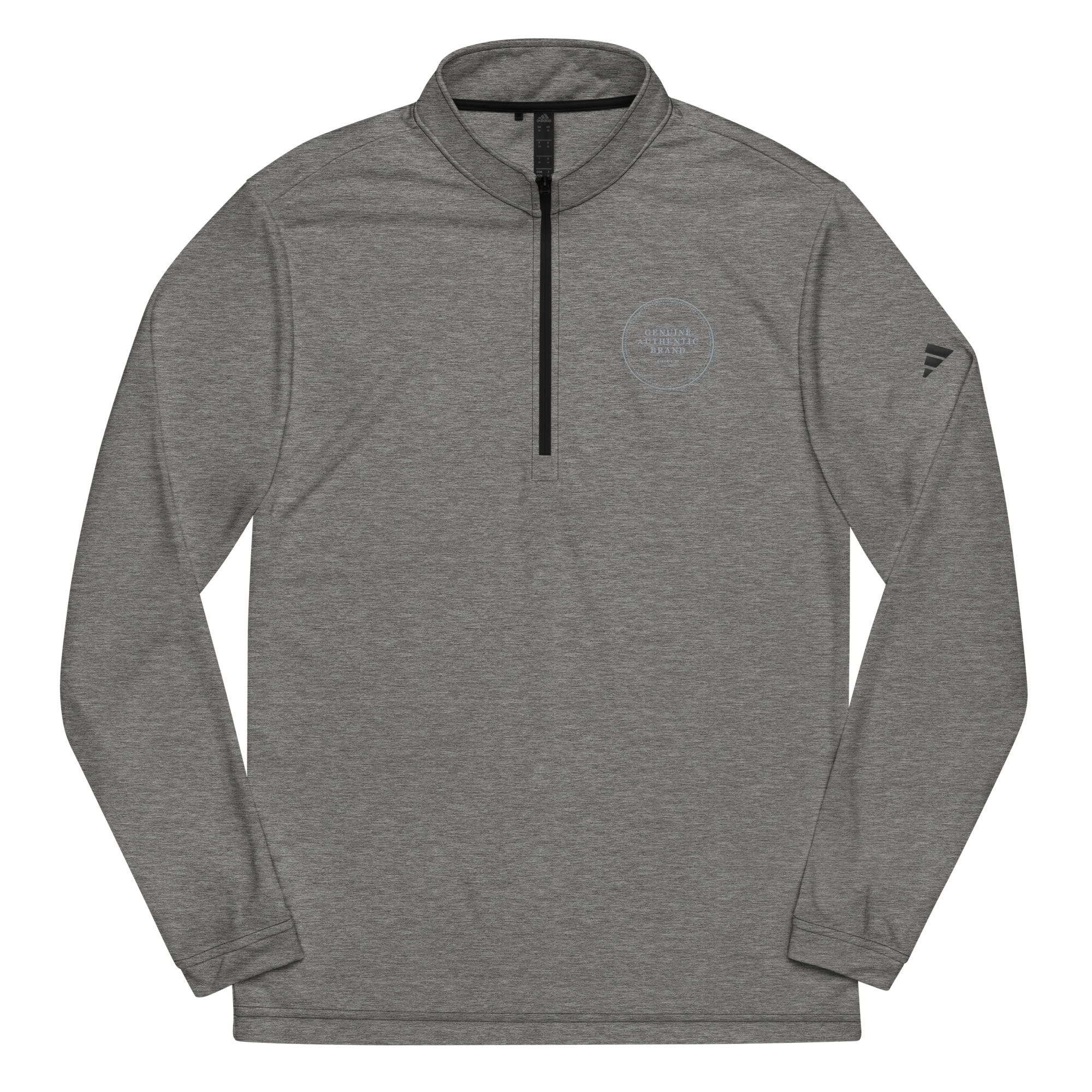 adidas x Genuine Authentic Brand Embroidered Logo Quarter zip pullover