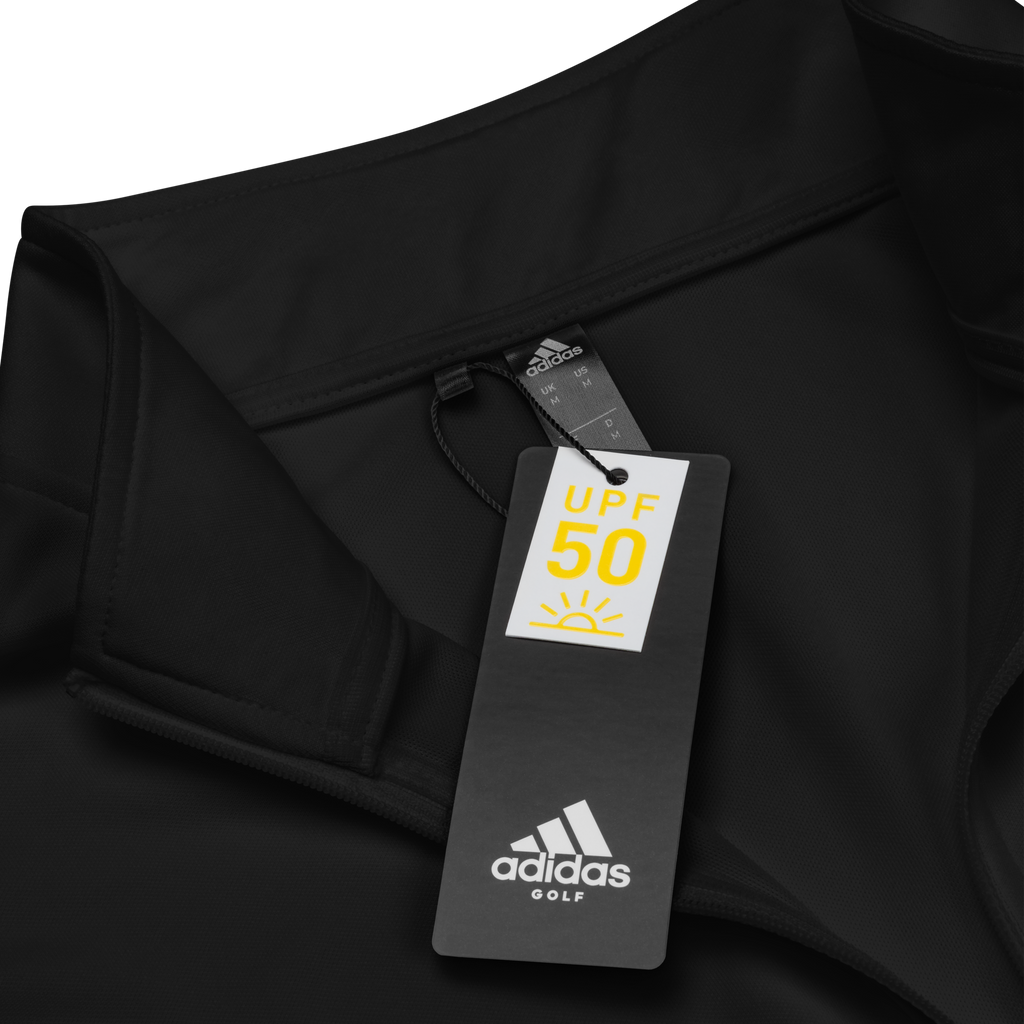 adidas x Genuine Authentic Brand Embroidered Logo Quarter zip pullover