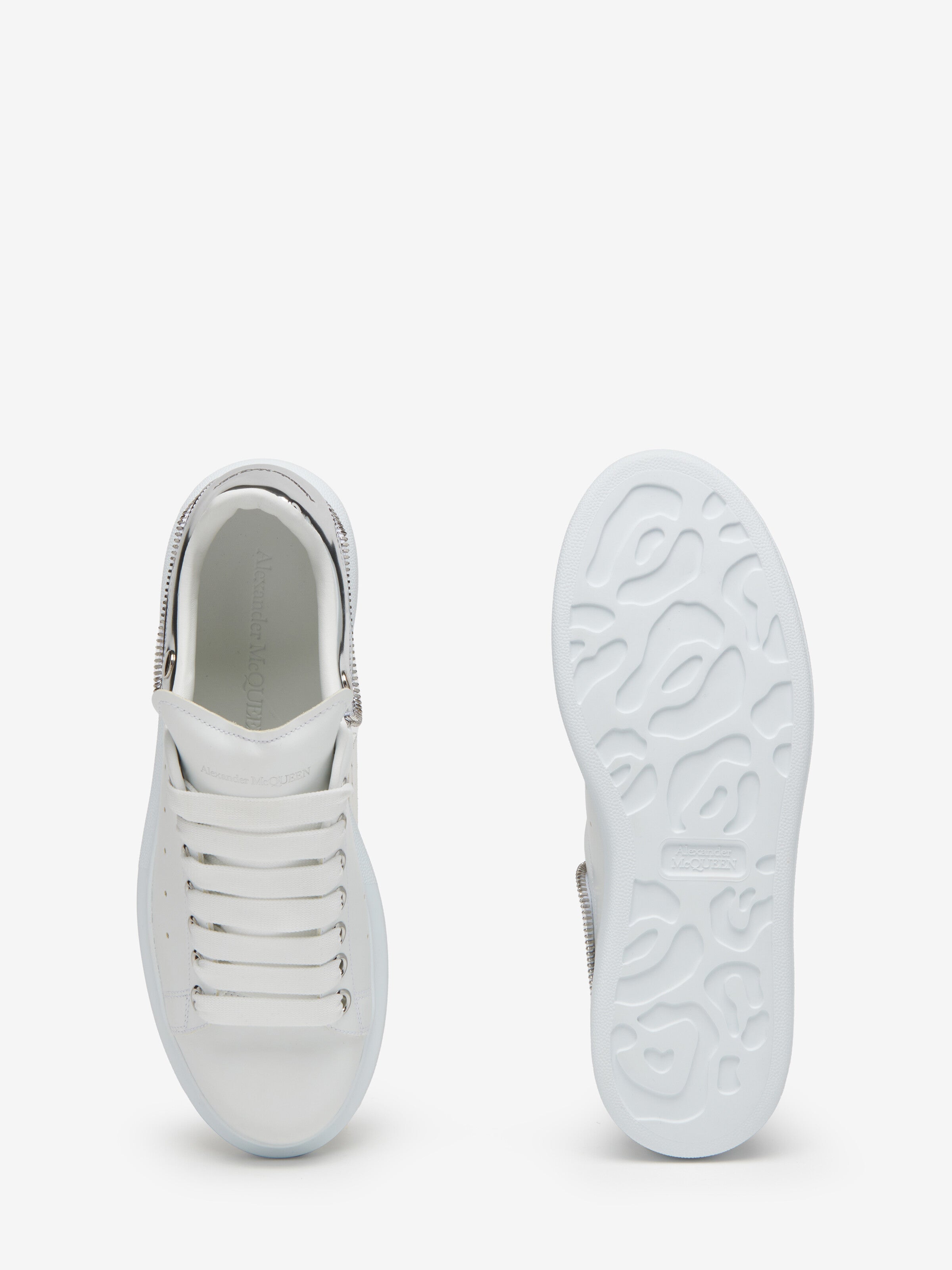 Oversize in argento bianco